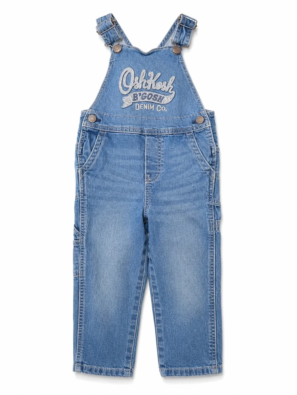 OshKosh B'gosh Light Blue Denim 2T Kids' Overalls